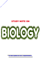Biology Advance Level Notes_Hindi(@yoursmahboob).pdf